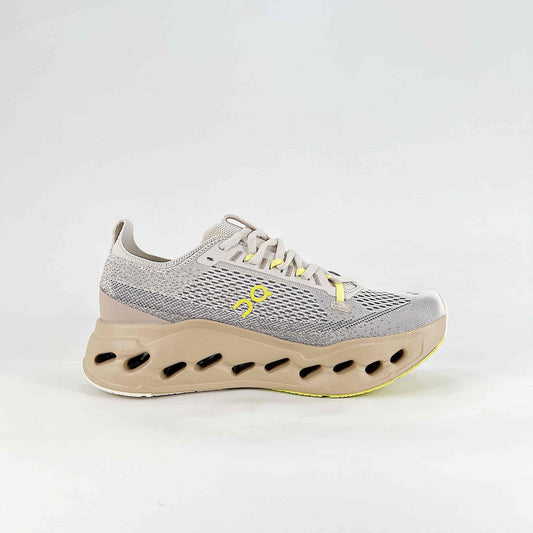 On Cloudsurfer Max – Sand & Pearl Unisex Soft Cushioned Breathable Running Shoes