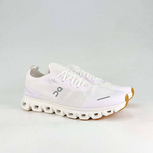 On Running Cloud 6 Versa – All White & Gum Unisex Lifestyle Running Shoes