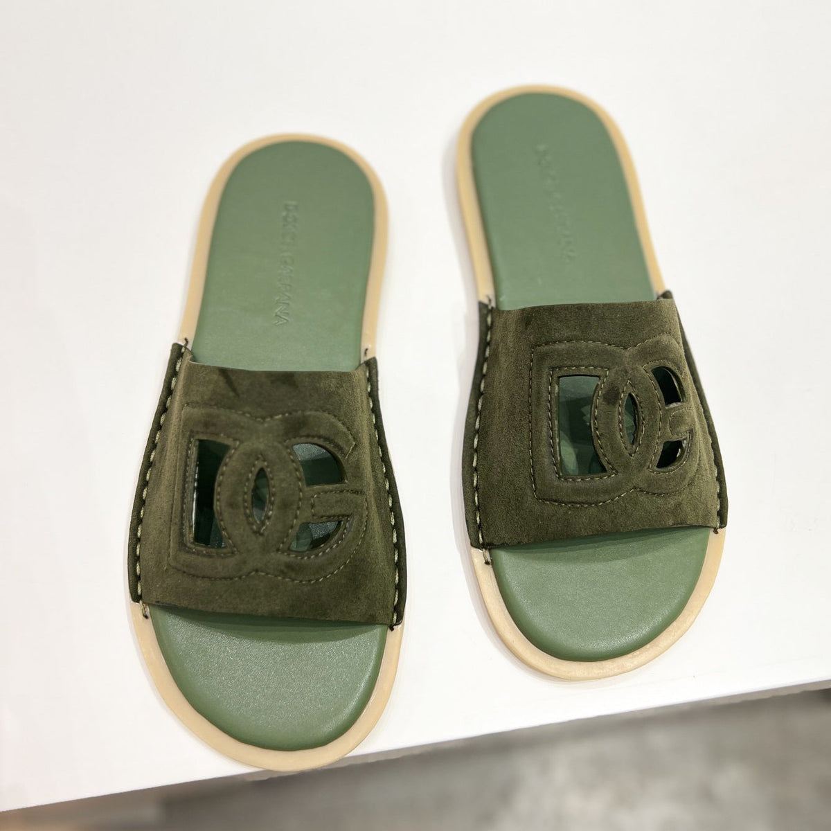 D*G 2026 Premium Leather Casual Slippers - Designer Men's Slides in 6 Colors