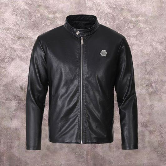 NEW-PP Leather Jacket