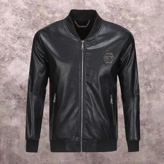 NEW-PP Leather Jacket