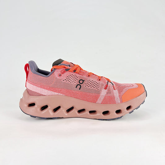 On Cloudsurfer Trail – Rose Terracotta & Burnt Orange Unisex Lightweight Breathable Trail Running Shoes