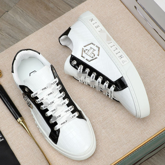 SOLA PP Leather Casual Sneakers – Unisex Low-Top