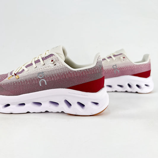 On Running Cloudeclipse – Rose & White Unisex High-Performance Road Running Shoes