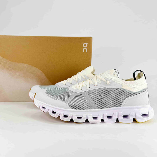 On Running Cloud 6 Versa – Grey & White Unisex Lifestyle Running Shoes