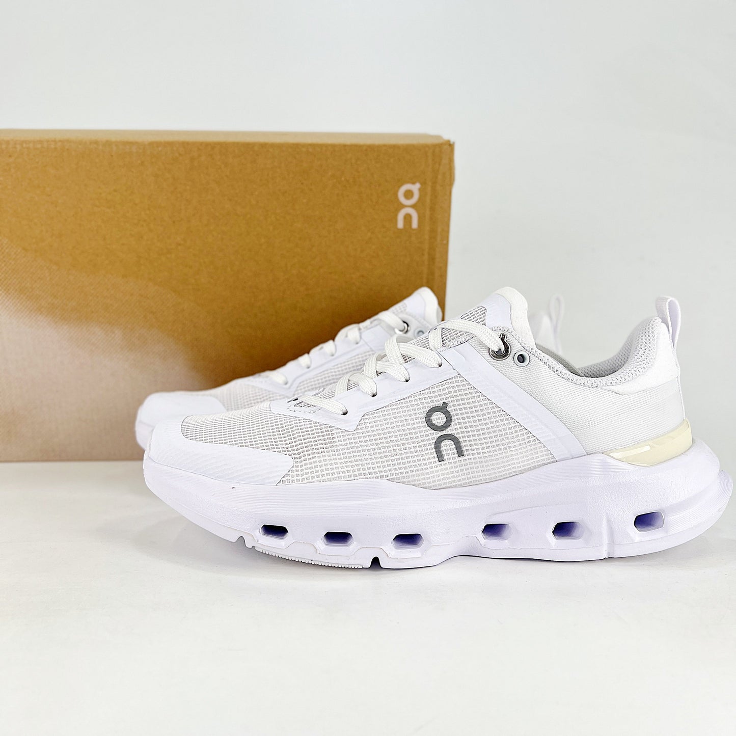 On Running Cloudmonster – All White Unisex Maximum Cushion Road Running Shoes