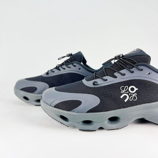 On x Loewe Cloudaway – Black & Steel Grey Unisex Premium Collaboration Lifestyle Sneakers