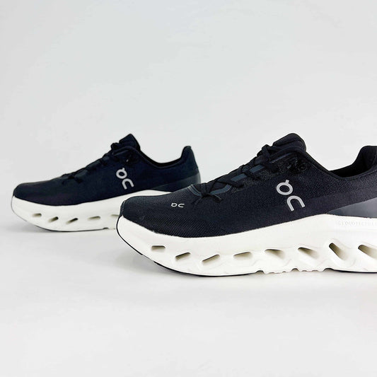 On Running Cloudeclipse – Black & White Unisex High-Performance Road Running Shoes