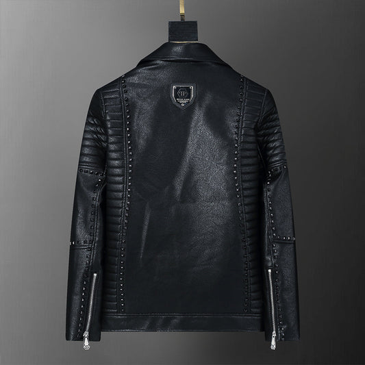 NEW-PP Leather Jacket