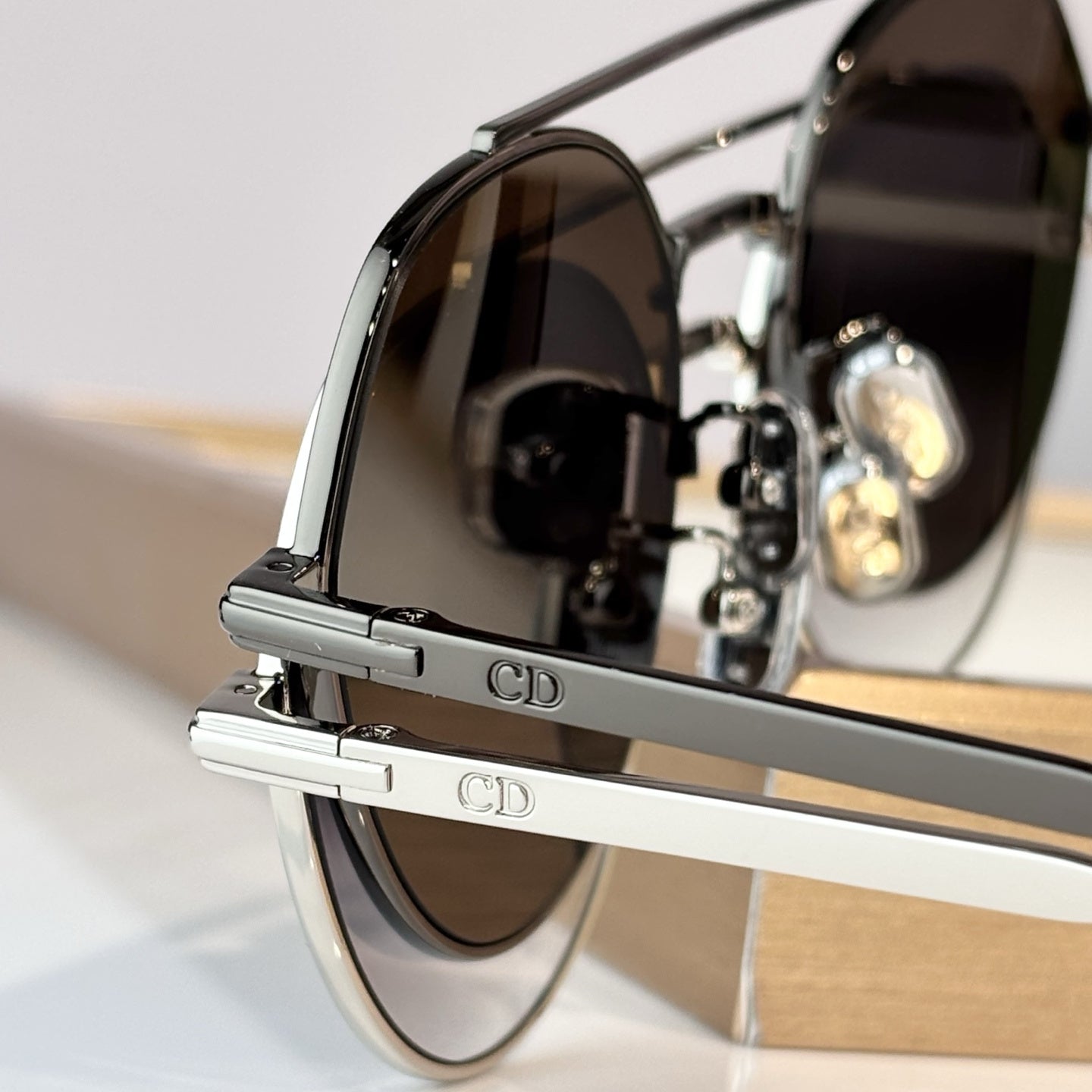 D**R Round Sunglasses | Double-Bridge Metal Frame & Solid Tinted Lenses | 6 Colorways