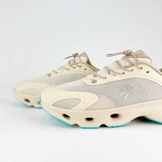 On x Loewe Cloudaway – Cream & Turquoise Unisex Premium Collaboration Lifestyle Sneakers