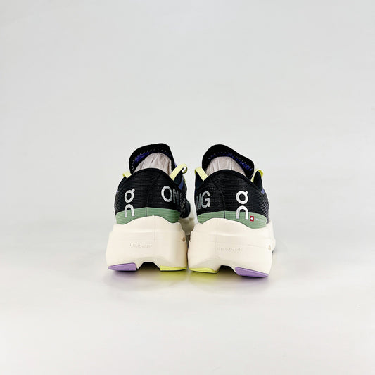 On Running Cloudeclipse – Black, Indigo & Neon Women's High-Performance Running Shoes