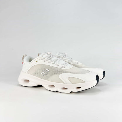 Loewe × On Cloudsolo – Unisex Lightweight Breathable Luxury Collaborative Running Shoes | White & Pearl Gray