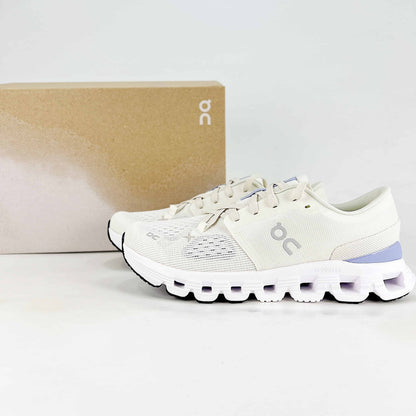 On Running Cloud X 4 – White & Lavender Women's Training & Lifestyle Running Shoes