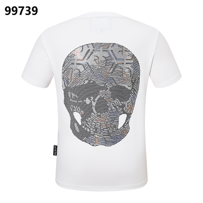 P**P Men's Night Out Logo Emblem T-Shirt | Black White