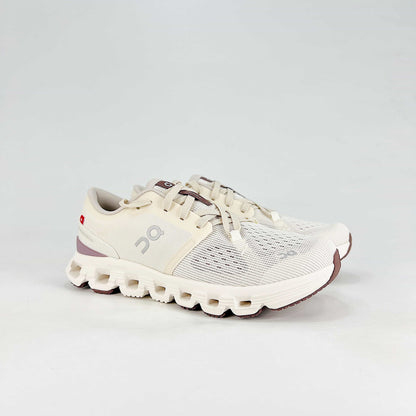 On Cloud X 4 – Ivory & Mauve Rose Women's Versatile Training & Lifestyle Shoes