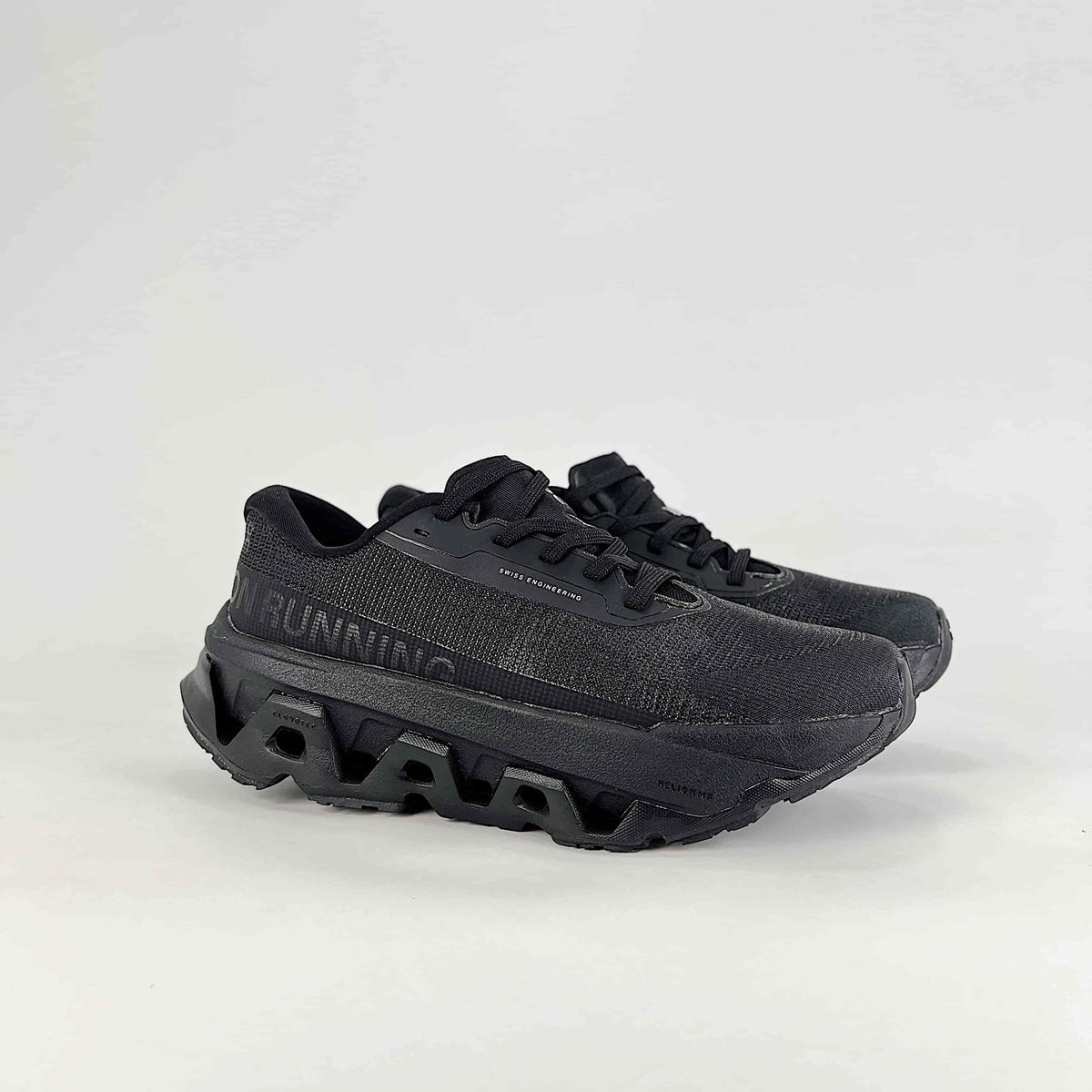 On Cloudmonster 3 Hyper – Women's Lightweight Breathable Maximum Cushioning Running Shoes | All Black