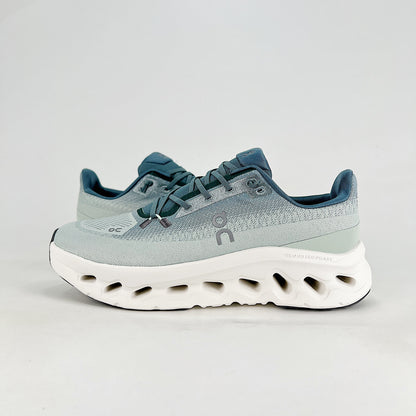 On Running Cloudeclipse – Slate Blue & White Unisex High-Performance Road Running Shoes