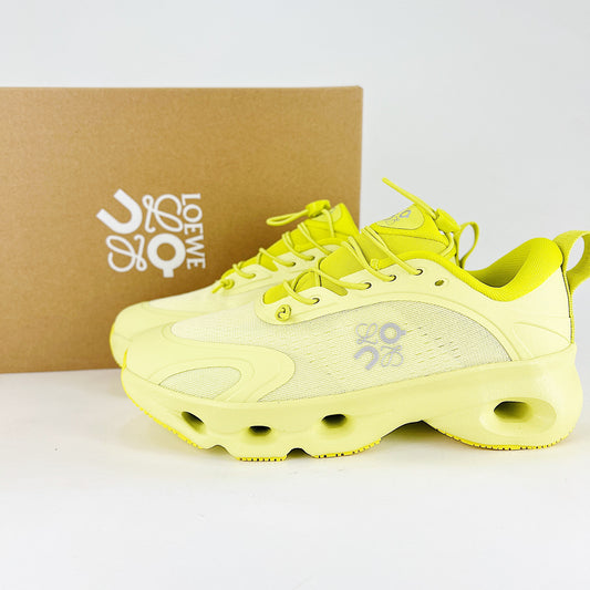 On x Loewe Cloudaway – Acid Yellow & Lime Unisex Premium Collaboration Lifestyle Sneakers