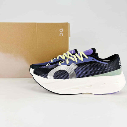 On Running Cloudboom Echo – Black, Indigo & Neon Unisex High-Performance Racing Shoes