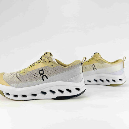 On Cloudmonster – Olive Yellow & Sand Unisex Lightweight Breathable Comfortable Running Shoes