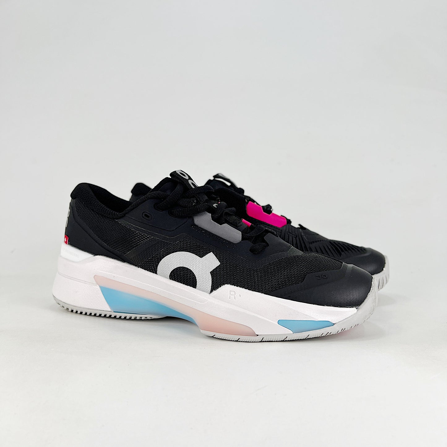On The Roger Pro Fire – Black & Hot Pink Unisex Breathable Anti-Slip Tennis Shoes