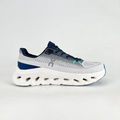On Running Cloudeclipse – Grey & Navy Blue Unisex High-Performance Road Running Shoes