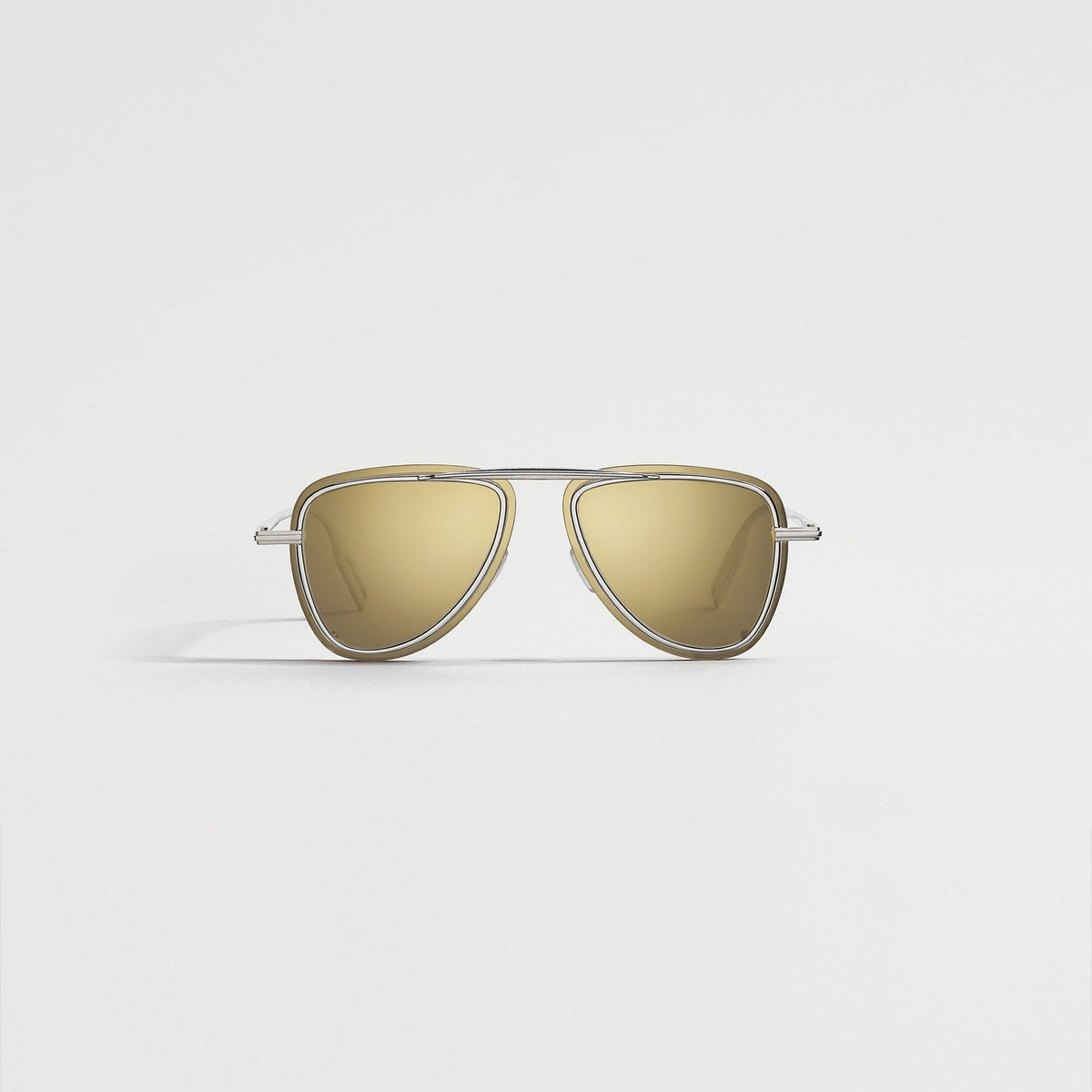D**R 30Montaigne S6U Rimless Sunglasses | Gold Metal Frame, Brown Gradient Bevelled Lenses, CD Logo Temple | Multiple Colors