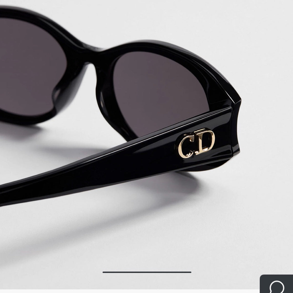 D**R Slim Oval Sunglasses with Burgundy Acetate Frame, Pink Gradient Lenses & Gold CD Logo Hardware