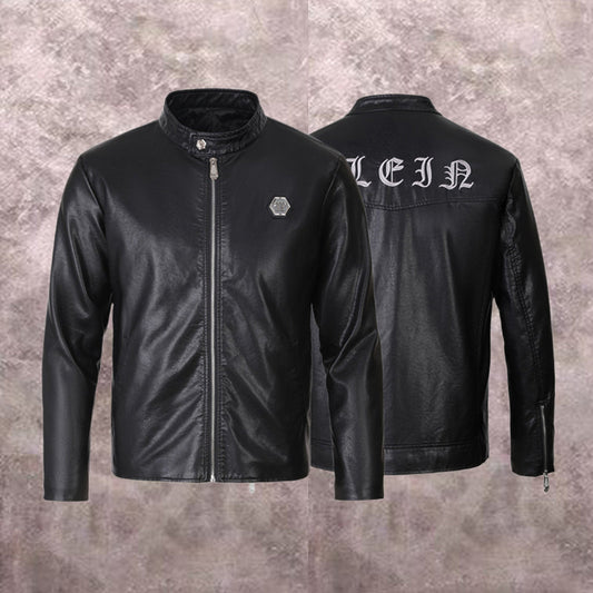 NEW-PP Leather Jacket
