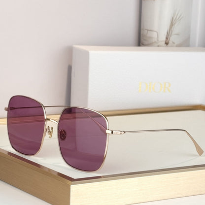 D**R Oversized Square Sunglasses | Silver & Gold Metal Frame, Grey Gradient Lenses | Multiple Colors