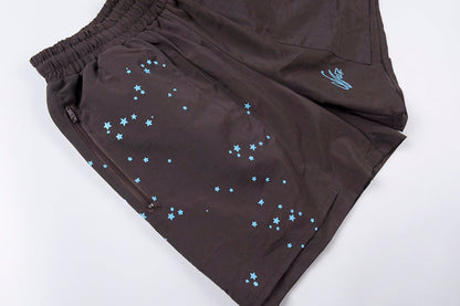Sp5der Double Layer Shorts Yellow