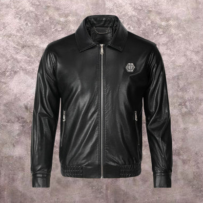 NEW-PP Leather Jacket