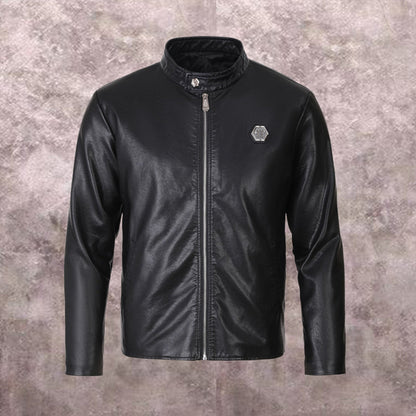 NEW-PP Leather Jacket