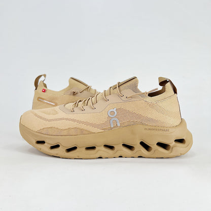 Loewe × On Cloudsurfer – Unisex Lightweight Breathable Luxury Collaborative Running Shoes | Sand & Desert Tan