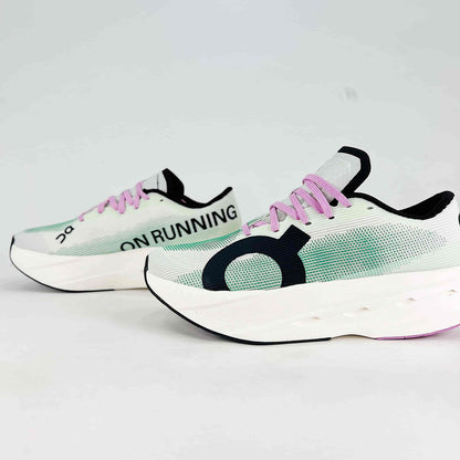On Running Cloudboom Echo – White, Mint & Lilac Women's Lightweight Racing Shoes