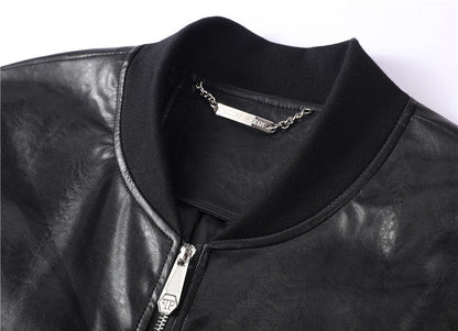 NEW-PP Leather Jacket