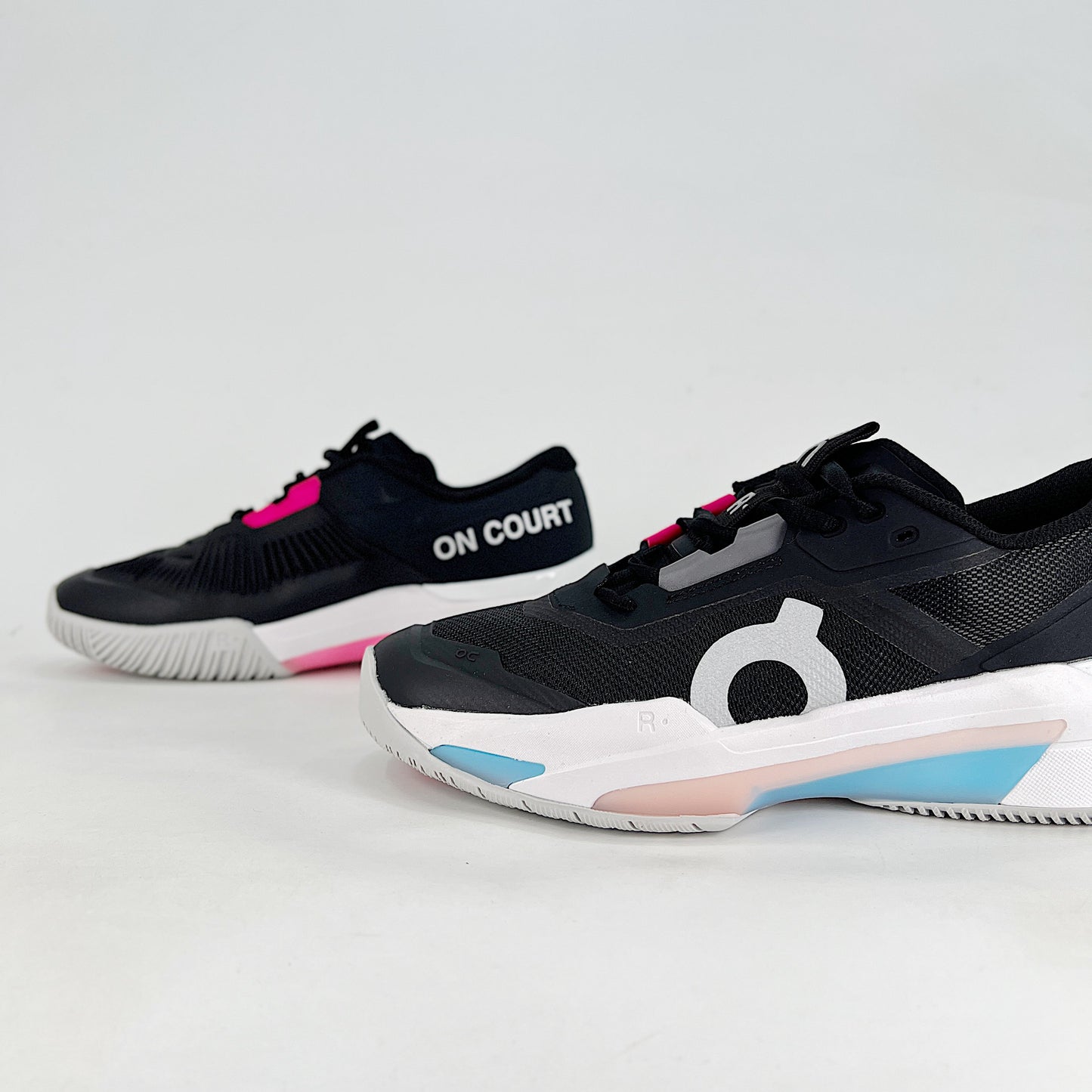 On The Roger Pro Fire – Black & Hot Pink Unisex Breathable Anti-Slip Tennis Shoes