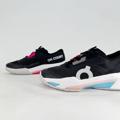 On The Roger Pro Fire – Black & Hot Pink Unisex Breathable Anti-Slip Tennis Shoes