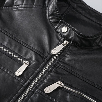 NEW-PP Leather Jacket