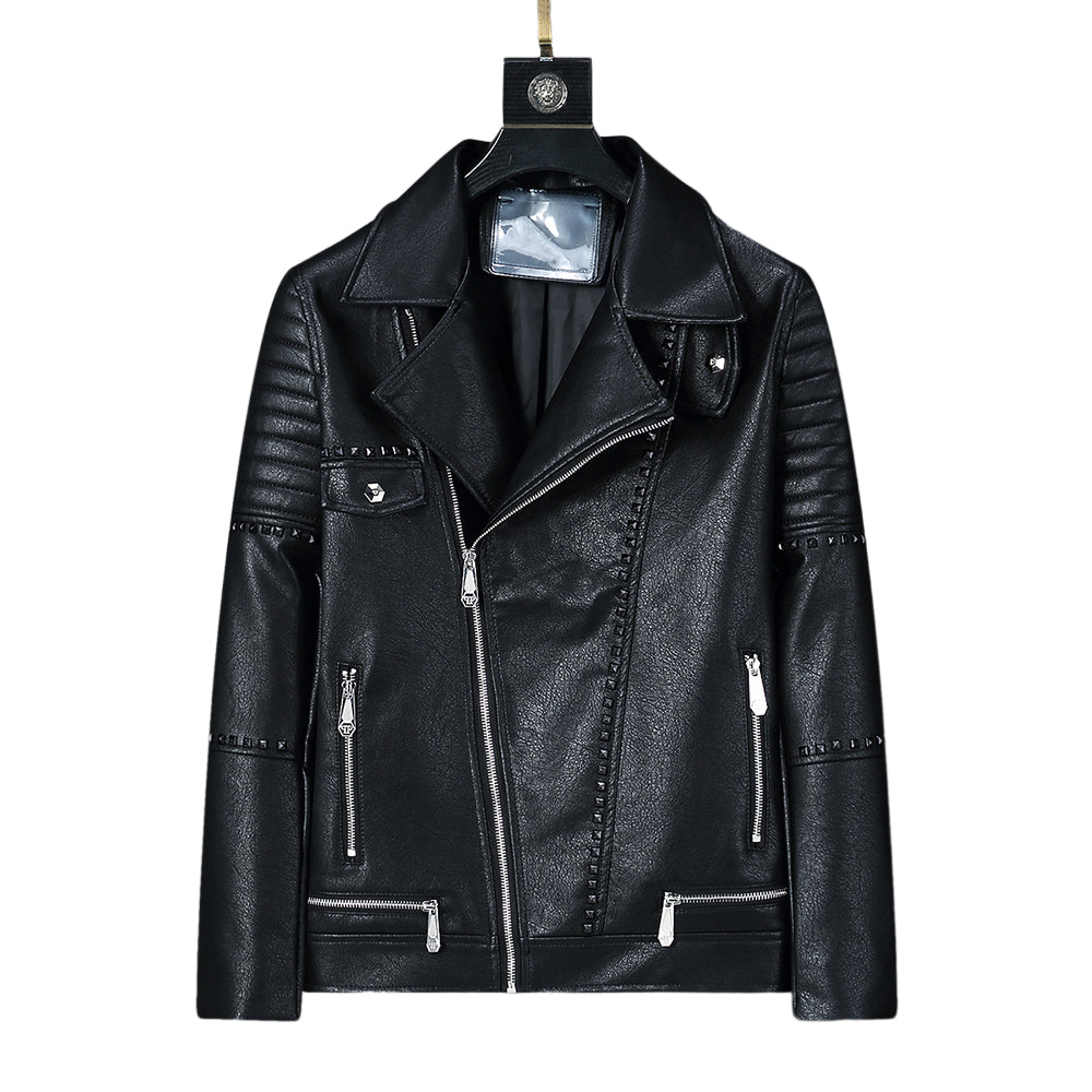 NEW-PP Leather Jacket