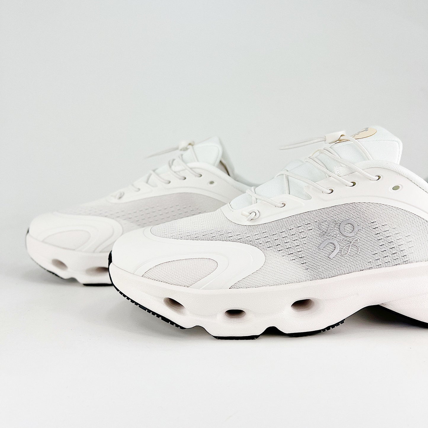 On x Loewe Cloudaway – All White & Cream Unisex Premium Collaboration Lifestyle Sneakers