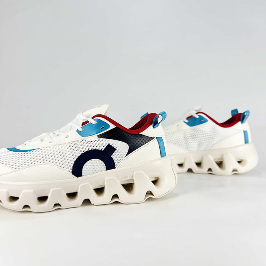 On x KITH K-Tech 2 – White, Navy Blue & Cyan Unisex Limited Edition Lifestyle Shoes