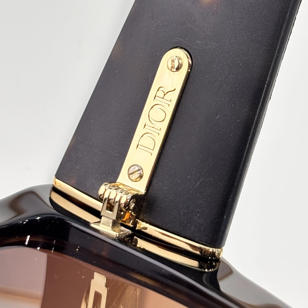 D**R Narrow Cat-Eye Sunglasses | Acetate Frame, Gold Hinge, Christian Dior Paris Temple, Gradient Lenses | 6 Colors