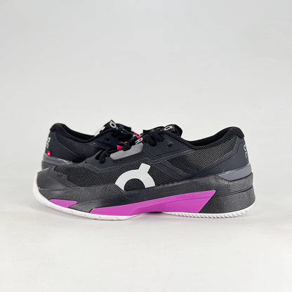 On The Roger Slam – Black & Violet Purple Unisex Breathable Anti-Slip Tennis Shoes
