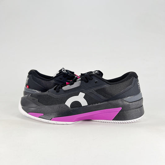 On The Roger Slam – Black & Violet Purple Unisex Breathable Anti-Slip Tennis Shoes
