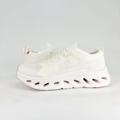 On Running Cloudeclipse – All White & Mint Unisex High-Performance Road Running Shoes