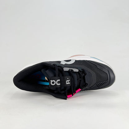 On The Roger Pro Fire – Black & Hot Pink Unisex Breathable Anti-Slip Tennis Shoes