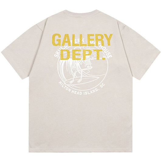 Gallery Dept skull letter print T-Shirts
