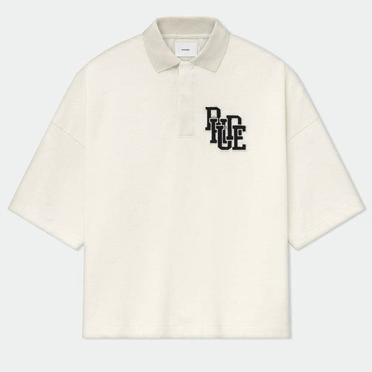 RHUDE  Boxy Cotton-Piqué Polo Shirt